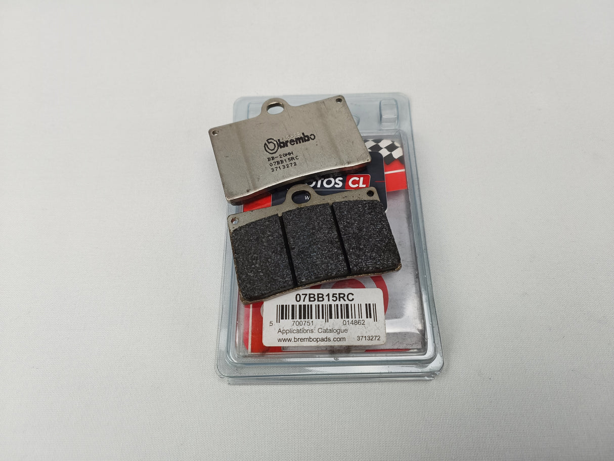 PLAQUETTES DE FREIN AVANT BREMBO RACING RC CARBONE CÉRAMIQUE POUR ÉTRIER ORIGINE DUCATI CAGIVA GASGAS HUSQUVARNA KTM MOTO GUZZI TM VOXAN YAMAHA USAGE CIRCUIT UNIQUEMENT / 07BB15RC