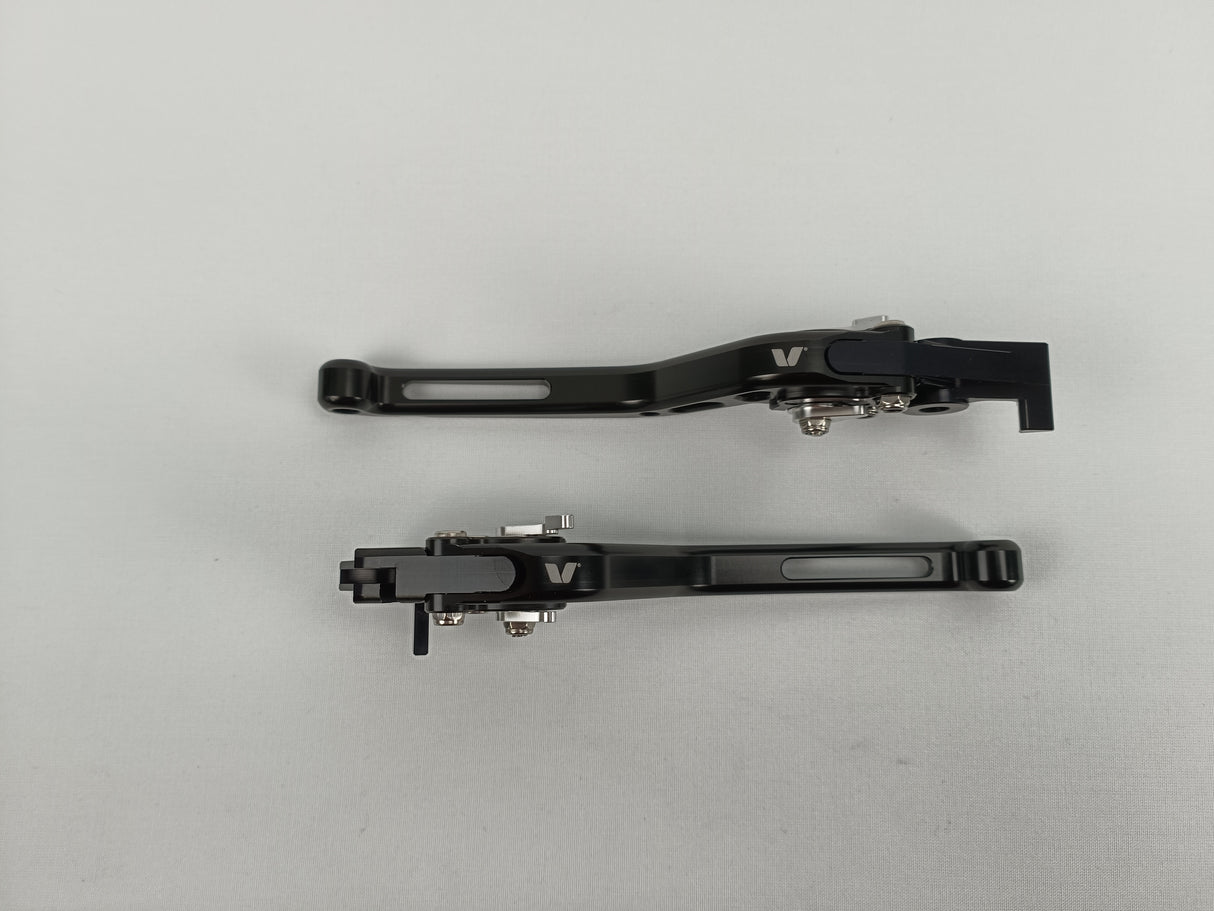 LEVIERS ALU TAILLÉ MASSE RÉGLABLES NOIR MOLETTE ALU 600GSR 750GSR 600-750-1000GSXR GLADIUS DL650 TL1000S SUZUKI V PARTS / 1067127