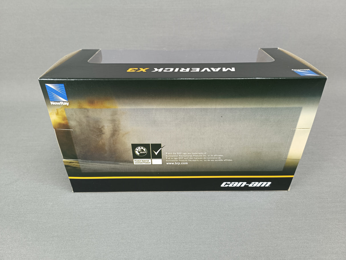 MINIATURE SSV CAN AM MAVERICK X3 X RC TURBO NOIR 1/18ÈME / RN085-58194