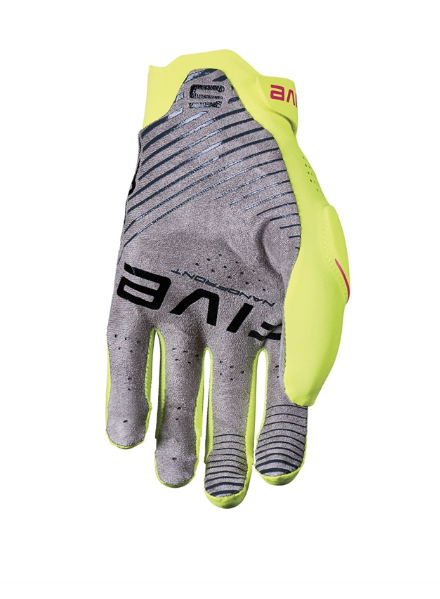 GANTS FIVE MOTOCROSS MXF RACE NOUVELLE GÉNÉRATION JAUNE FLUO-ROSE DU 7/XS AU 13/3XL