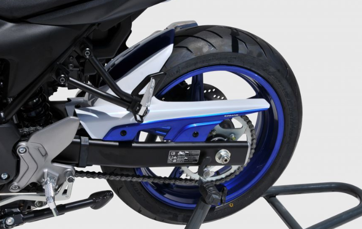 GARDE BOUE ARRIERE SUZUKI SV650N 2016 À 2019 BLEU YSF ERMAX / RE730461113