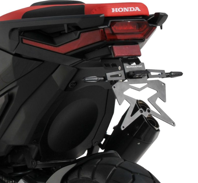 SUPPORT PLAQUE XADV-750 2017 A 2020 HONDA ERMAX NOIR BLACK LINE / RE7901S86-BL