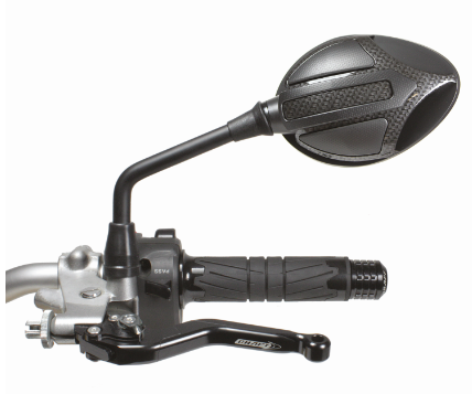 RÉTROVISEUR CHAFT CANDY HOMOLOGUE 10MM NOIR-CARBON / IN104