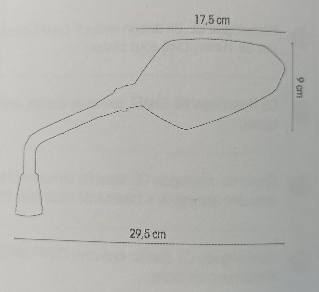 RÉTROVISEUR CHAFT STORY HOMOLOGUE 10MM DISPONIBLE EN 4 COLORIS / IN540 IN543 IN545 IN546