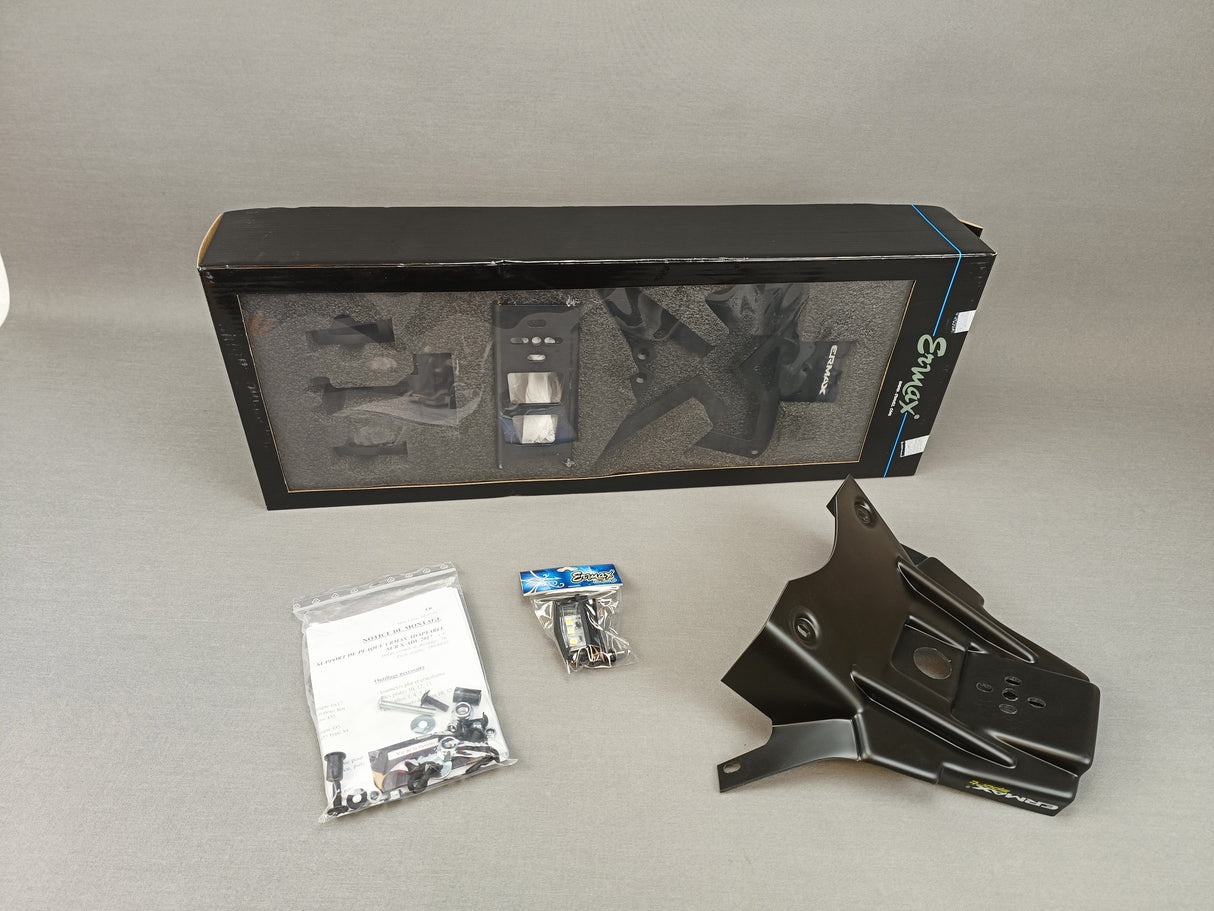 SUPPORT PLAQUE XADV-750 2017 A 2020 HONDA ERMAX NOIR BLACK LINE / RE7901S86-BL