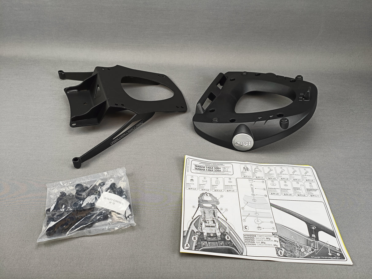 SUPPORT TOP CASE T-MAX 500 ET T-MAX 530 GIVI MONOLOCK / RGSR20132M