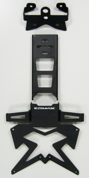 SUPPORT PLAQUE XADV-750 2017 A 2020 HONDA ERMAX NOIR BLACK LINE / RE7901S86-BL