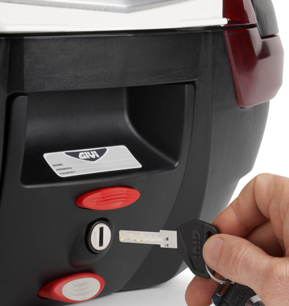 TOP CASE GIVI MONOKEY TREKKER LITE 52 NOIR-NOIR / RGTRK52BB