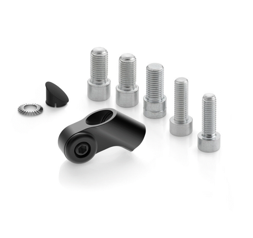 KIT DE MONTAGE RIZOMA HAUTEUR 42,5MM POUR RÉTROVISEUR SUR GUIDON / RRBS713B