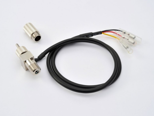 COMPTEUR DE VITESSE VÉLONA Ø60MM A LED BLANC 200KMH CUVELAGE NOIR DAYTONA / 86863