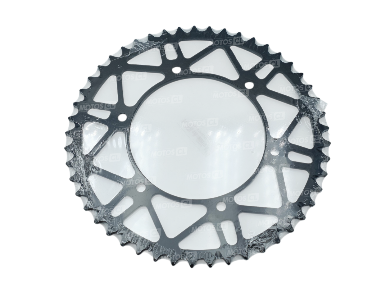 COURONNE AFAM ACIER SLK+ ANTI-BOUE 520 OFF ROAD 49 DENTS FANTIC-GASGAS-HONDA-RIEJU-YAMAHA / RA12323SLK+49