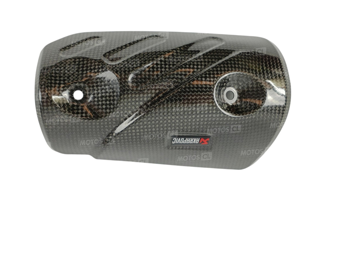 PARE CHALEUR AKRAPOVIC CARBONE KAWASAKI ZZR1400 DROIT 2012 A 2024 / RAP-HSK14SO1R