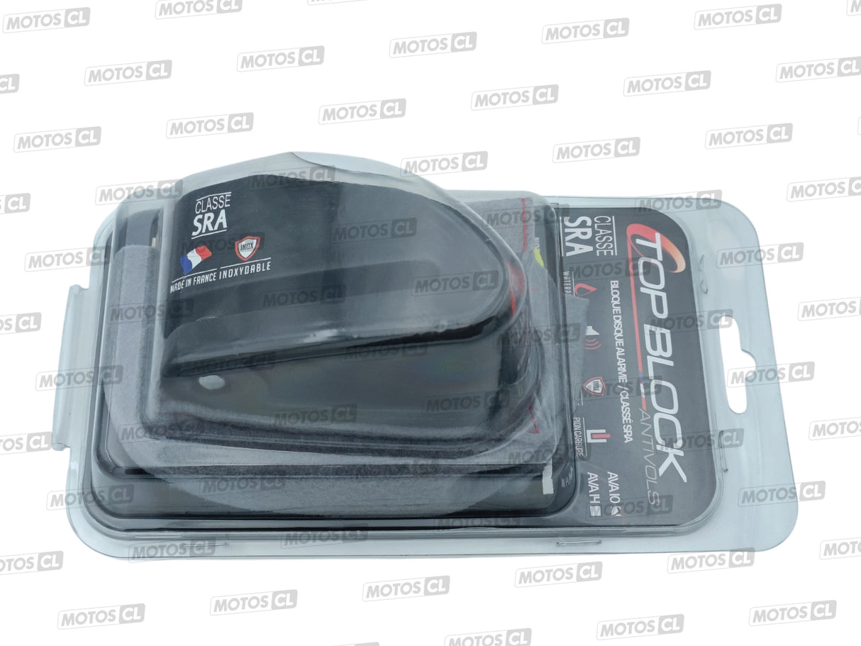 BLOQUE DISQUE ALARME 120 DÉCIBELS Ø10MM INOX NOIR TOP BLOCK CLASSE SRA / RTAVA10N