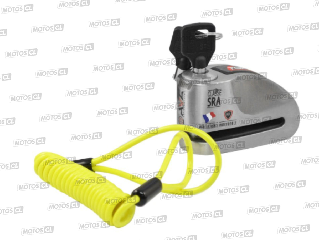 BLOQUE DISQUE ALARME 120 DÉCIBELS Ø10MM INOX POLI TOP BLOCK CLASSE SRA / RTAVA10P