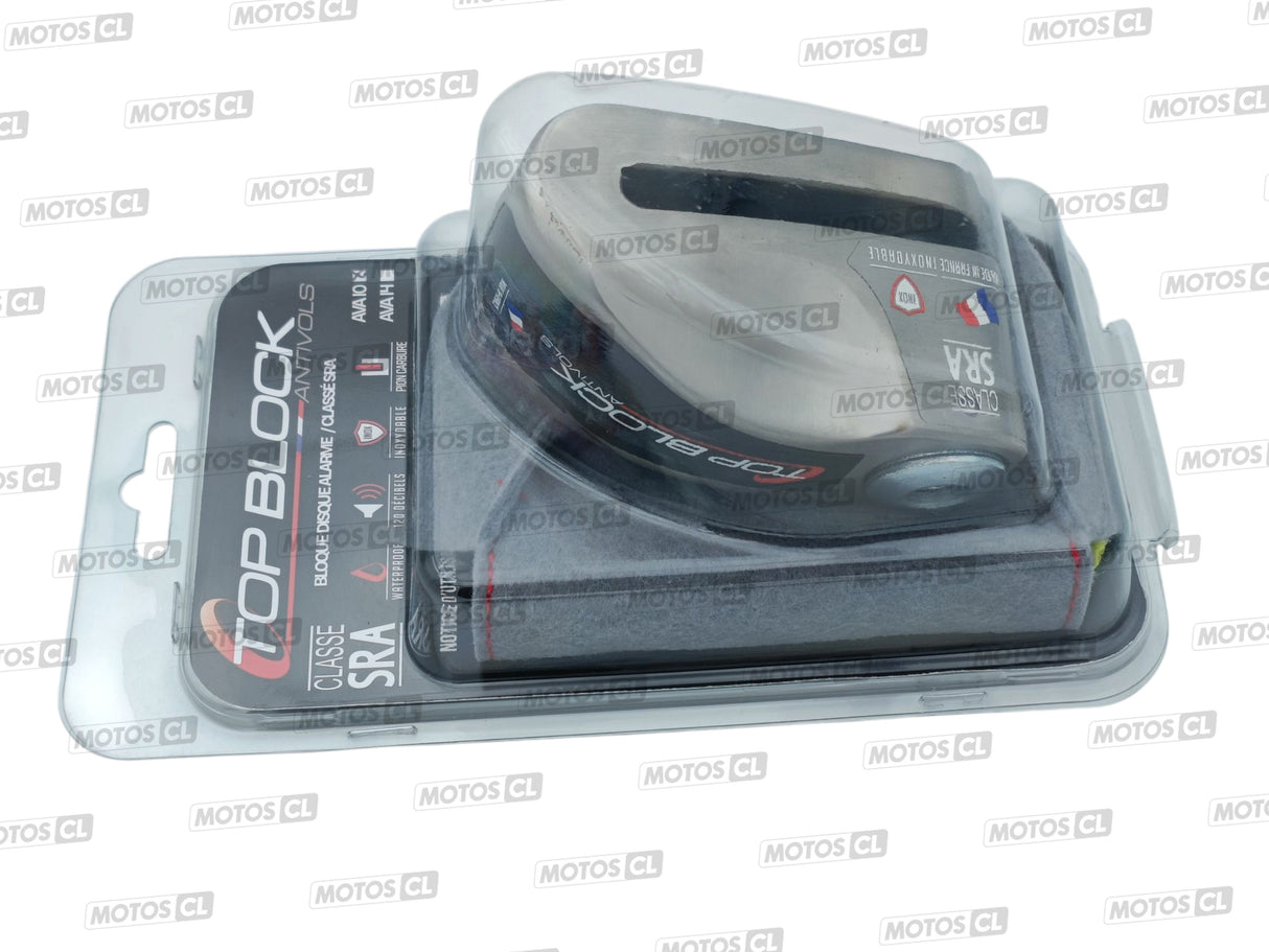 BLOQUE DISQUE ALARME 120 DÉCIBELS Ø10MM INOX POLI TOP BLOCK CLASSE SRA / RTAVA10P