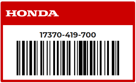 BOUCHON DE DURITE Ø8MM HONDA / 17370-419-700