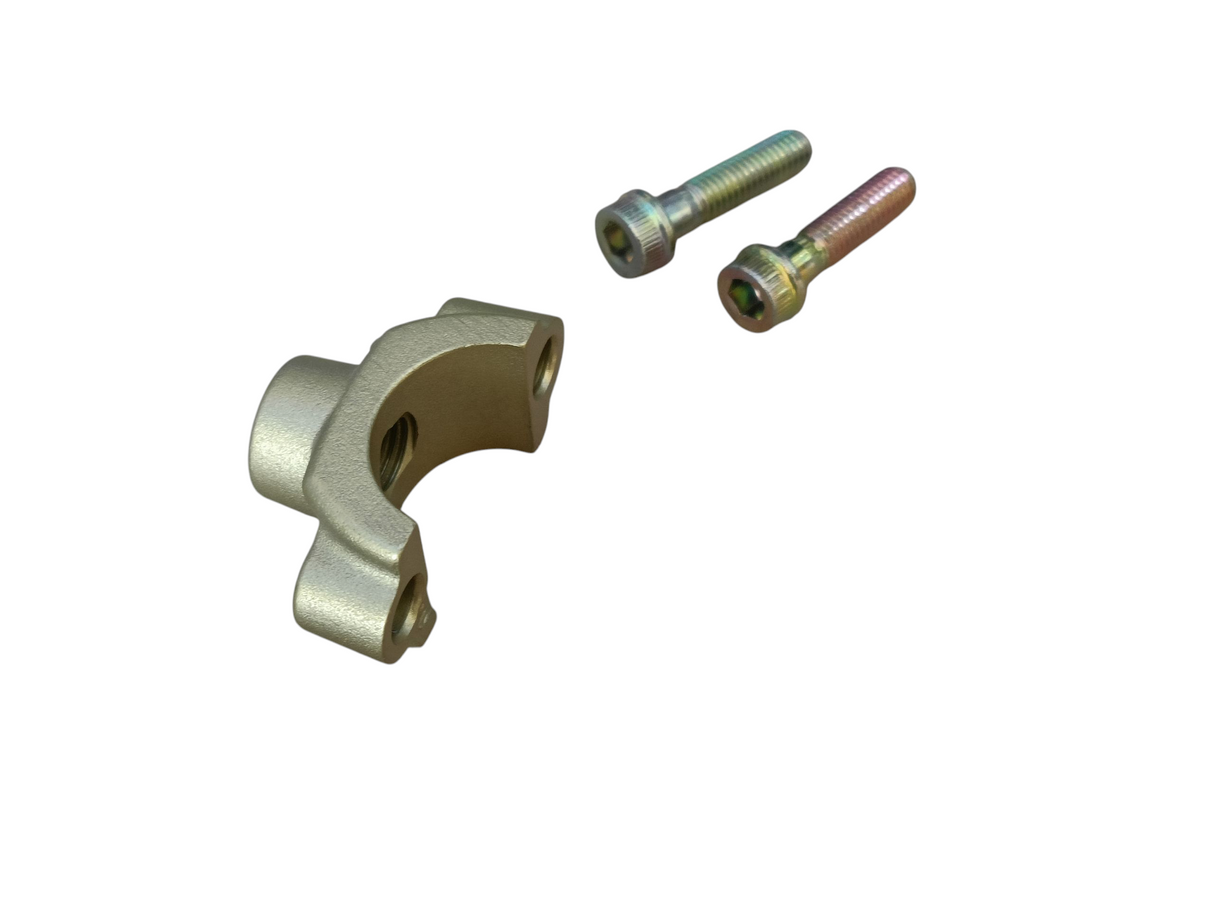 KIT CAVALIER FIXATION RÉTROVISEUR M10 X 1.25 COULEUR OR POUR MAÎTRE-CYLINDRE FREIN OU EMBRAYAGE BREMBO PS16 ET PSC12 / RB10437256