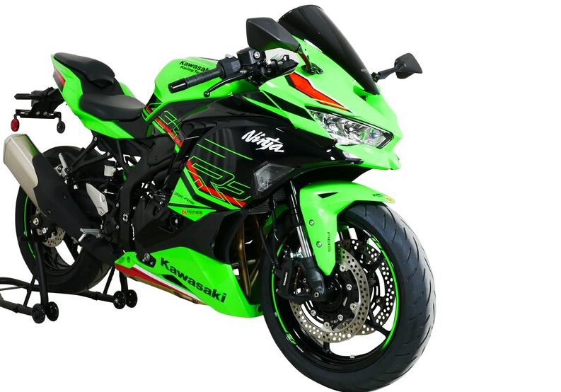 BULLE KAWASAKI ZX4R ET ZX4RR 2023 À 2025 RACING HOMOLOGUÉ NOIR MRA / 4025066175437