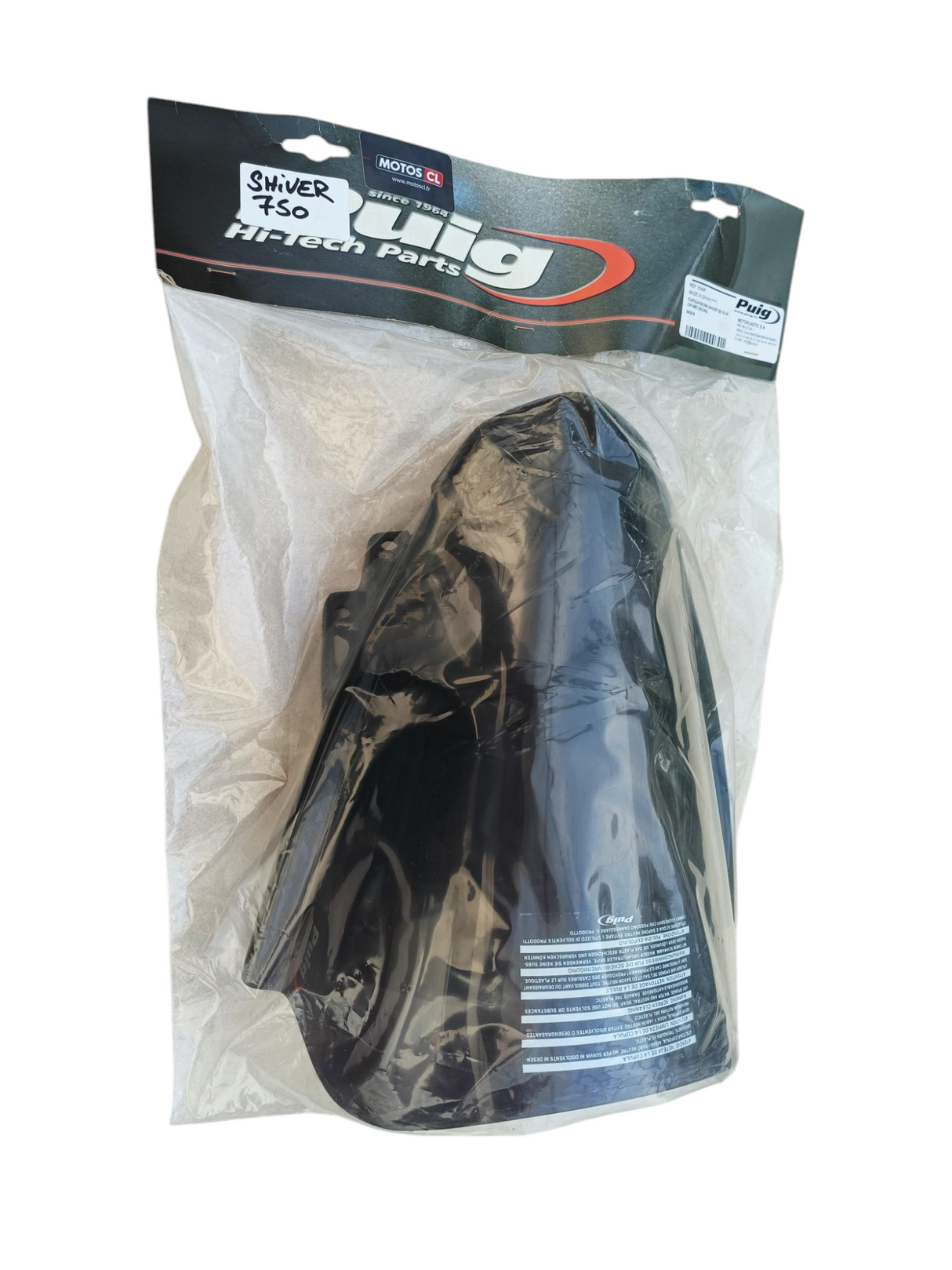 BULLE Z-RACING APRILIA SHIVER 750 2010 À 2016 NOIR FONCÉ PUIG / RP5249F