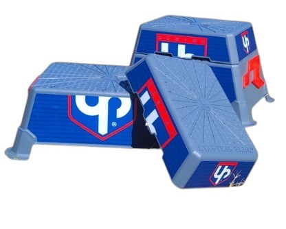 CALES DE DÉPART ANTIDÉRAPANTES PLASTIQUE RÉGLABLES 10CM OU 15 CM RACE TECH-UP DESIGN / RU88RBLOCK01