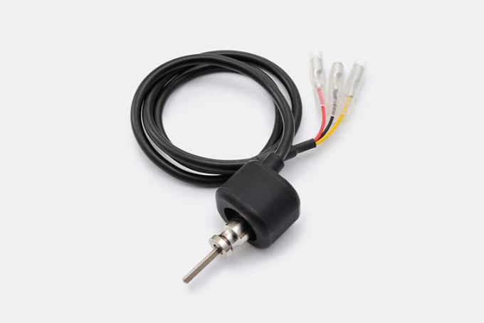 COMPTEUR DE VITESSE VÉLONA Ø60MM A LED BLANC 200KMH CUVELAGE NOIR DAYTONA / 86863