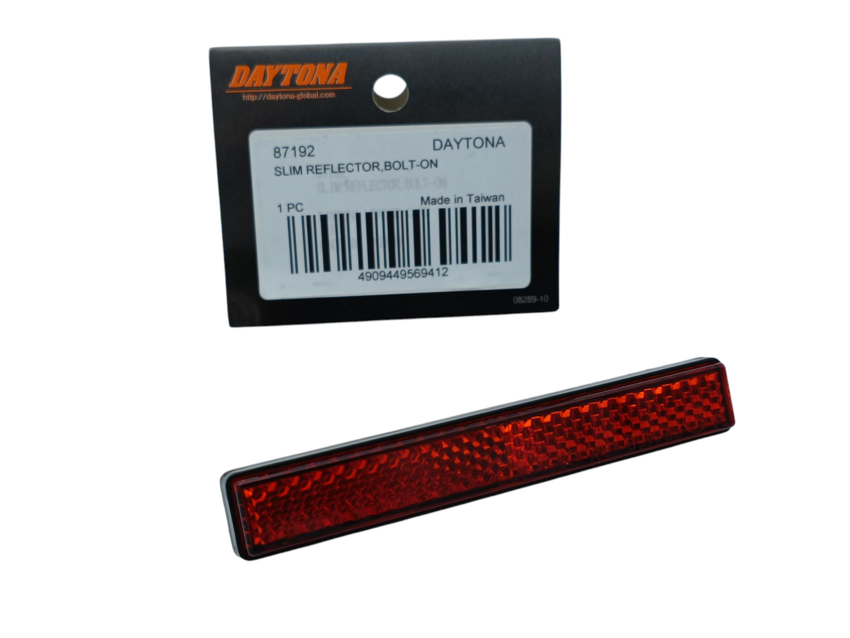 CATADIOPTRE ROUGE UNIVERSEL À VISSER 103MM X 16MM DAYTONA / RD87192