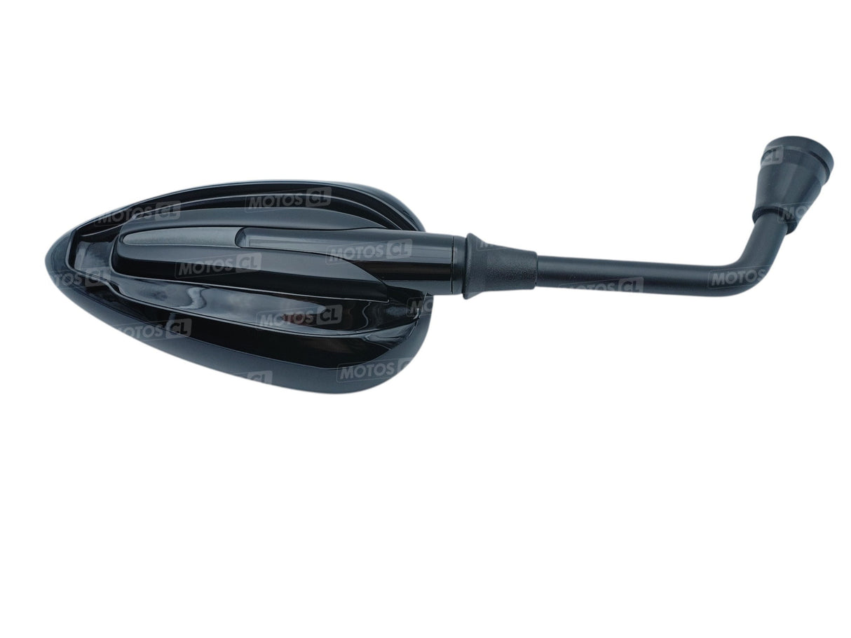 RÉTROVISEUR CHAFT BUNNY NOIR BRILLANT HOMOLOGUÉ Ø10MM / RCIN08