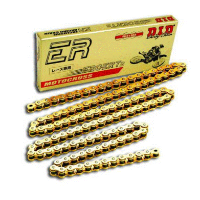 CHAÎNE DE TRANSMISSION DID RACING 520 ERT3 OR SANS JOINTS TORIQUE 114 MAILLONS / RD4525516906388