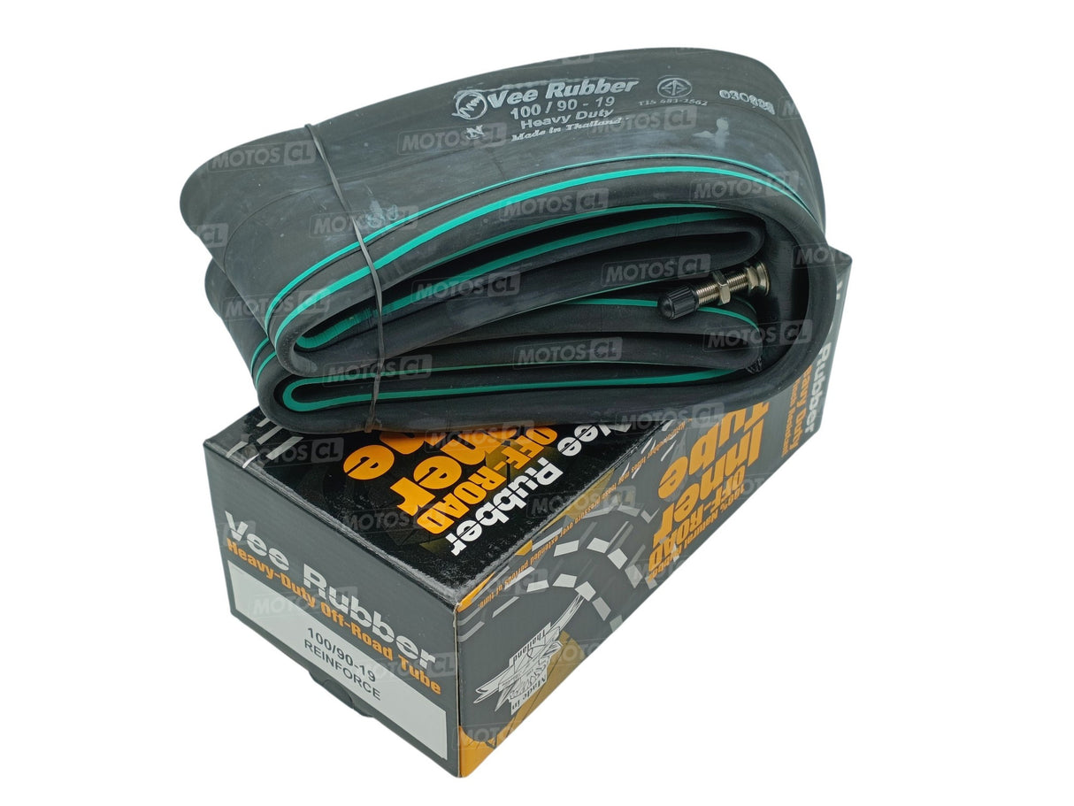 CHAMBRE À AIR ARRIÈRE 100/90X19 RENFORCÉE 3MM VEE RUBBER / RV19194