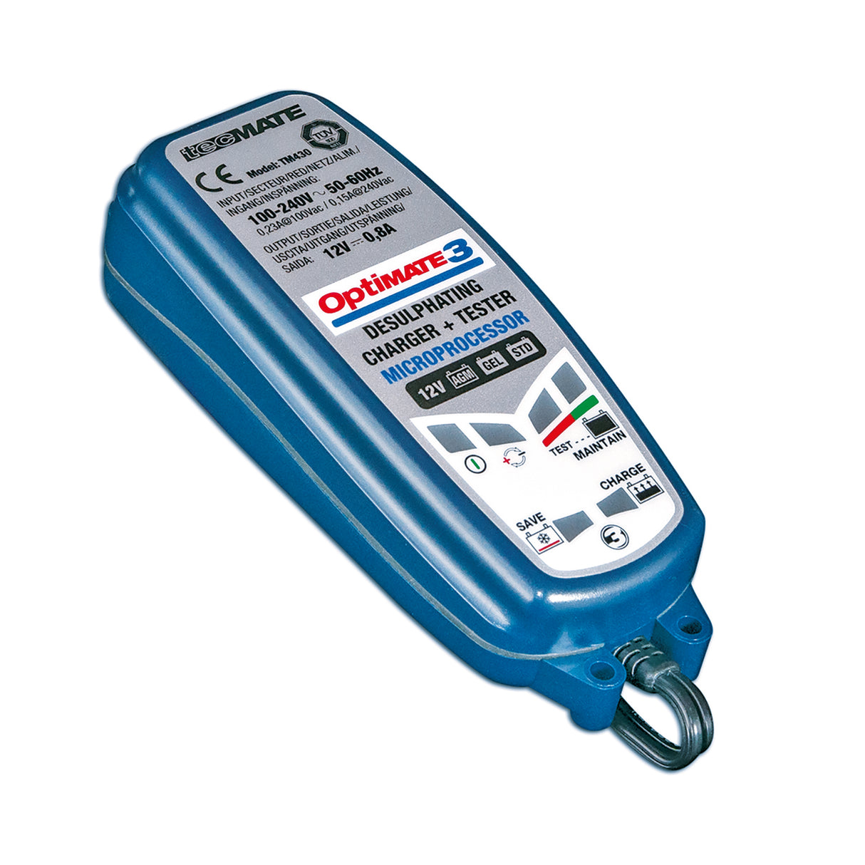 CHARGEUR OPTIMATE 3 12V 0.8A 3-50AH / ROTM430