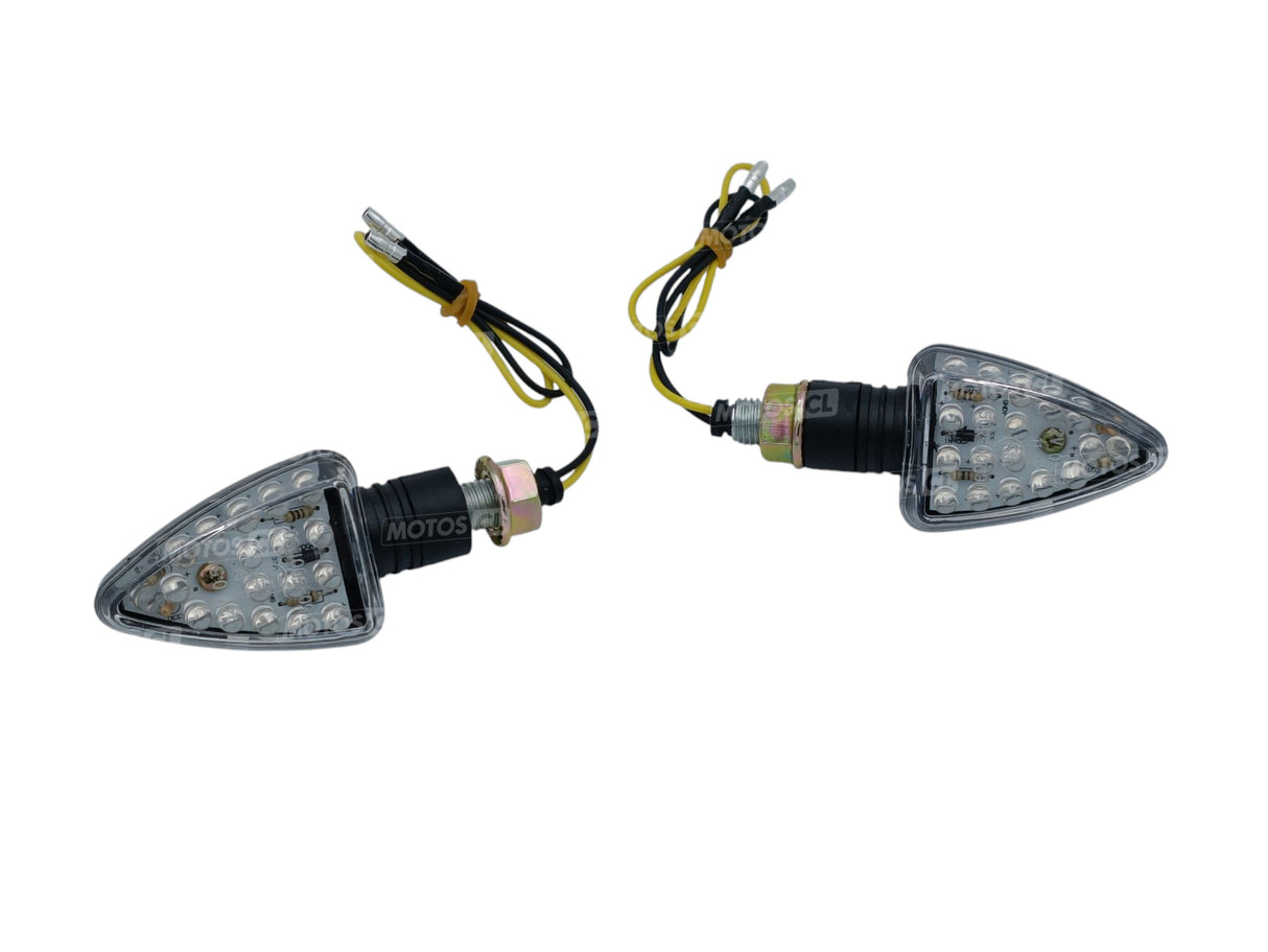 CLIGNOTANTS FLÈCHE COURT NOIR LEDS 12V0,5W UNIVERSEL HOMOLOGUÉS / RB1066947