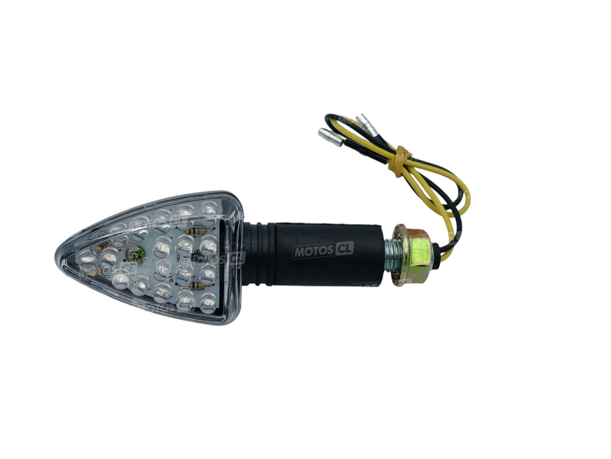 CLIGNOTANTS FLÈCHE LONG NOIR LEDS 12V0,5W UNIVERSEL HOMOLOGUÉS / RB322075