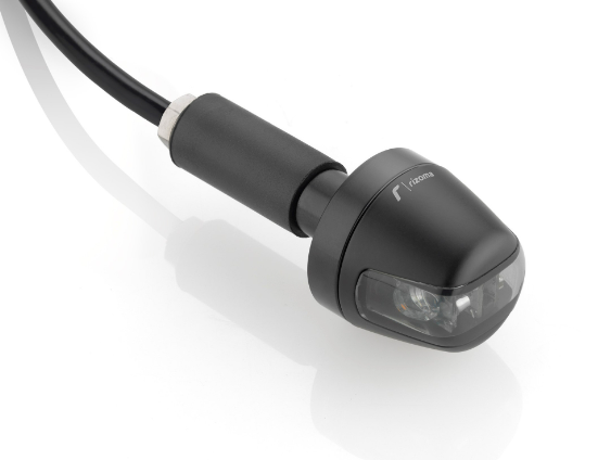 CLIGNOTANT RIZOMA LED SGUARDO EMBOUT DE GUIDON NOIR HOMOLOGUÉ / RRFR060B