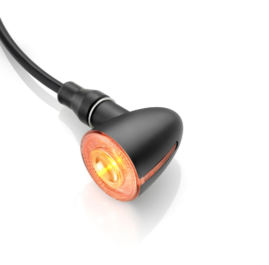 CLIGNOTANT RIZOMA LED IRIDE HOMOLOGUÉ ANODISÉ NOIR / RRFR160B