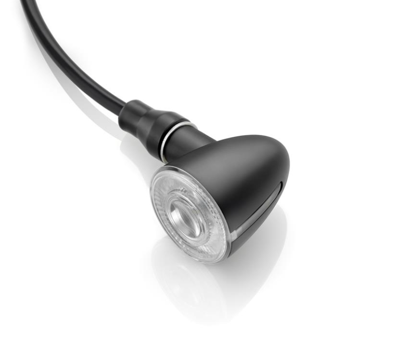 CLIGNOTANT RIZOMA LEDS IRIDE L NOIR 2 EN 1 HOMOLOGUÉ / RRFR161B