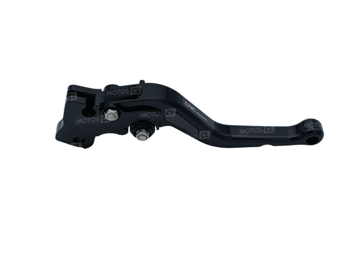 LEVIER D'EMBRAYAGE DUCATI MODÈLE COURT SCRAMBLER 400 800-MONSTER 821-HYPERMOTARD 821 939-MULTISTRADA 950 NOIR-CARBONE CNC RACING / LCS-09-B
