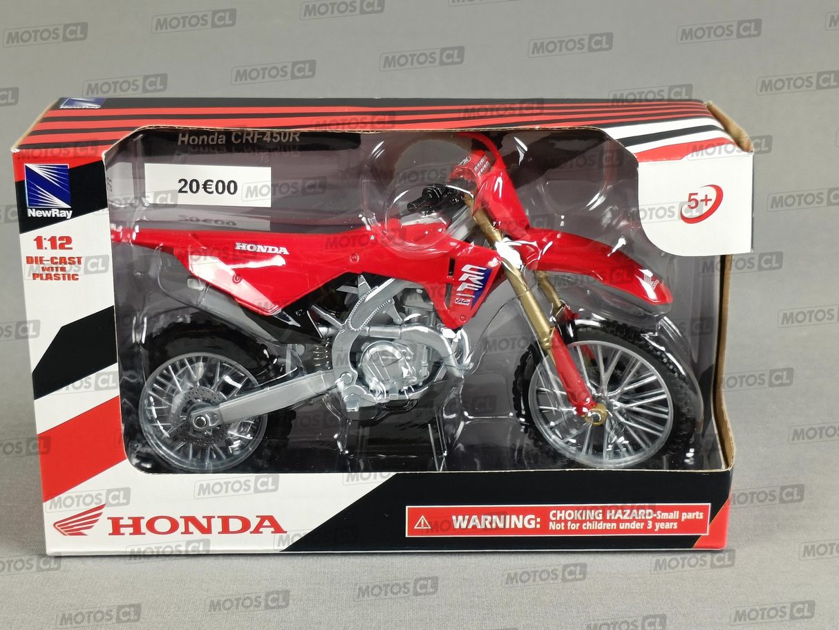 MINIATURE MOTOCROSS HONDA CRF450R 1/12ÈME / RN085-58493