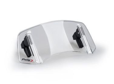 DÉFLECTEUR DE BULLE MULTI RÉGLAGES CLIP-ON PUIG 2.0 297MM X 135MM TRANSPARENT / 20764W