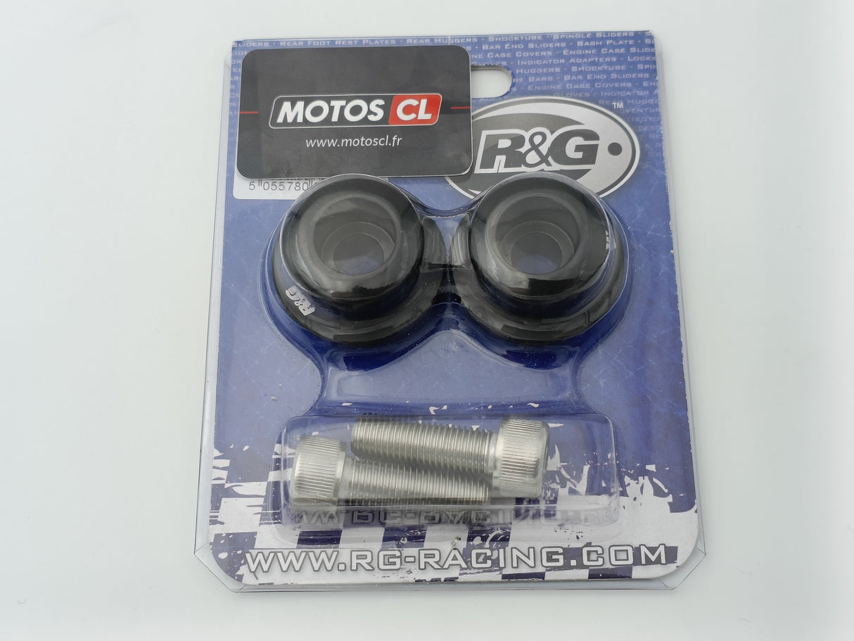 DIABOLOS DE BRAS OSCILLANT KAWASAKI-CF MOTO M10X1.25 ALU NOIR RG RACING / RRITBO003BK