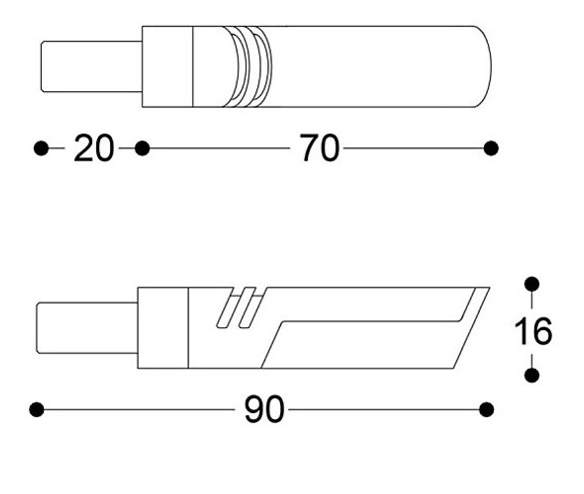 CLIGNOTANTS LEDS BARRACUDA IDEA B-LUX VERT / N1001/I