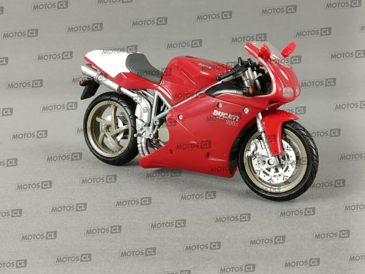MINIATURE MOTO DUCATI 998S ROUGE 1/12ÈME / RN085-43693
