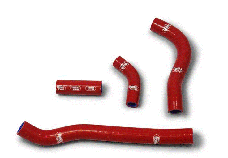 DURITES DE RADIATEUR SAMCO SPORT ROUGE CRF250R 2022 À 2026-CRF250R WE 2025 À 2026-CRF250RX ENDURO 2022 À 2026 HONDA / RSHON-126RED