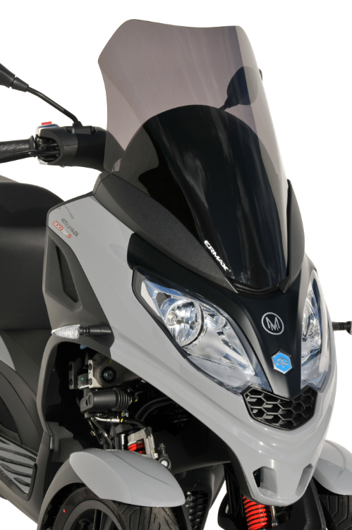 BULLE SPORT TOURING MP3 300HPE ET 300HPE SPORT 2019 À 2024 PIAGGIO NOIR CLAIR HAUTEUR 60MM ERMAX / REST53016-03