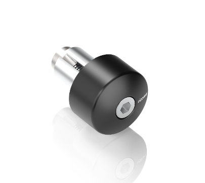 EMBOUT DE GUIDON ADAPTATEUR RIZOMA PRO EN ALU ANODISÉ NOIR POUR RÉTRO EMBOUT DE GUIDON / RRMA434B