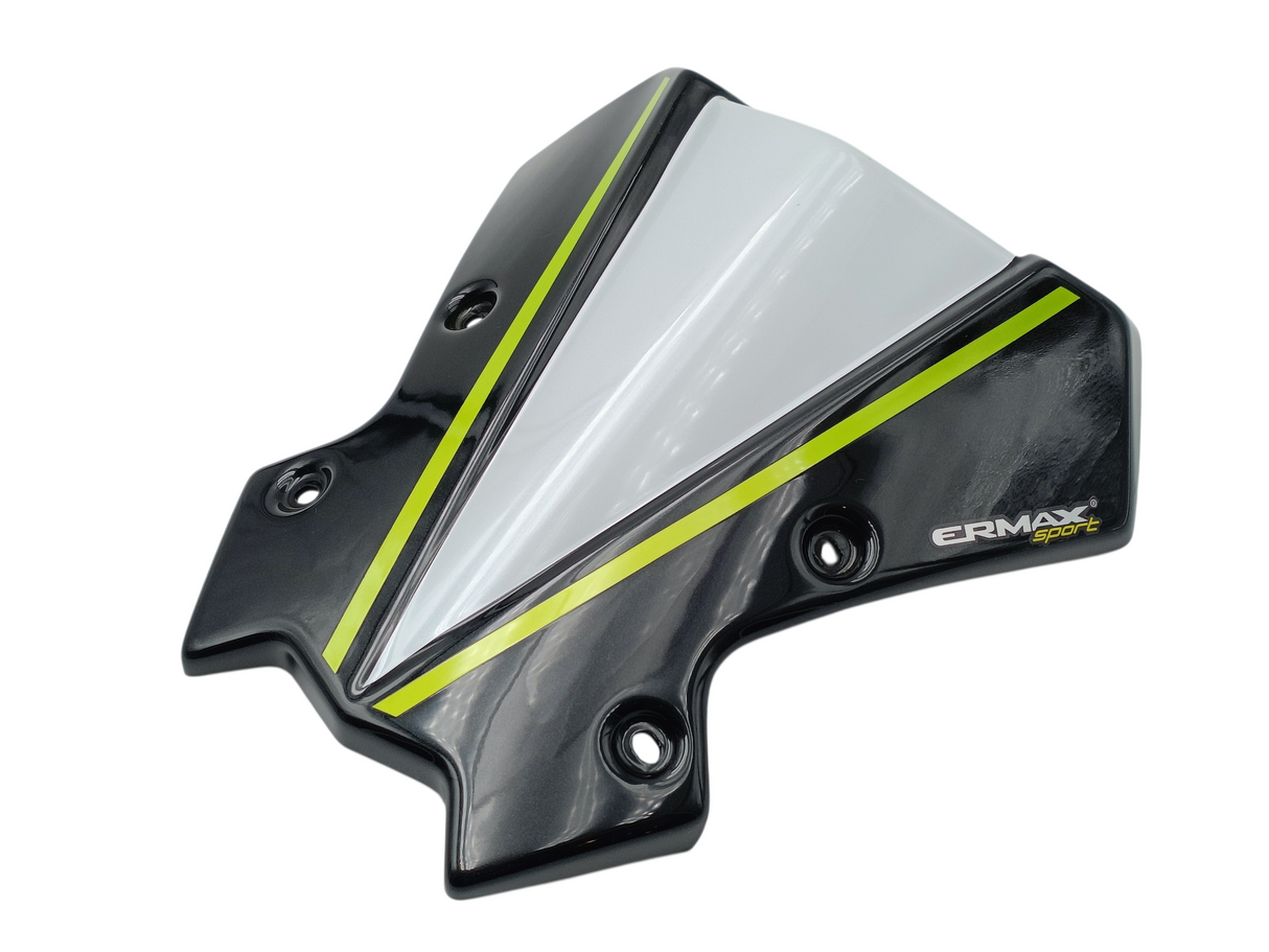 SAUTE VENT ERMAX POUR Z650 KAWASAKI 2020 À 2021 BLANC-NOIR-VERT / RE1503S78-SE