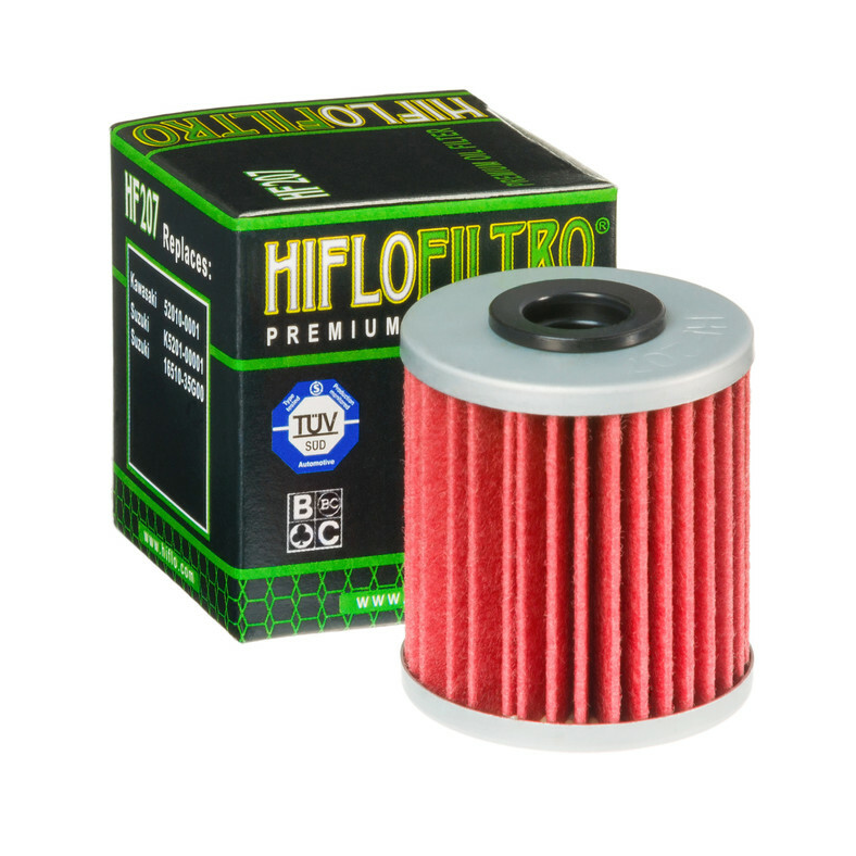 FILTRE À HUILE HIFLOFILTRO HF207 BETAMOTOR-KAWASAKI-SUZUKI / RHHF207