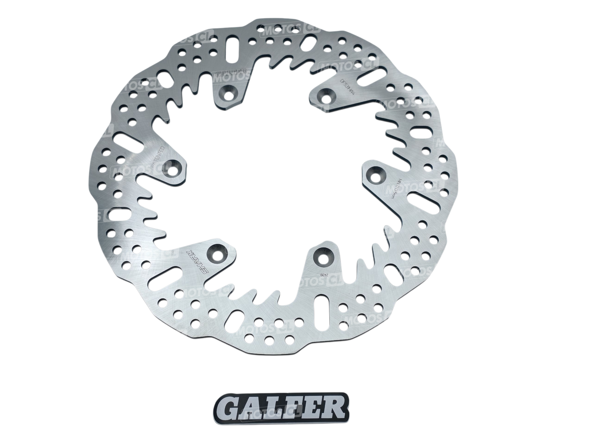 DISQUE DE FREIN ARRIÈRE GALFER SHARK Ø240MM FIXE 125YZ-250YZ-250YZF-450YZF 2022 À 2025 YAMAHA / RGDF531HW4