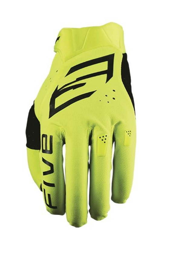 GANTS FIVE MOTOCROSS MXF1 EVO NOUVELLE GÉNÉRATION TAILLE 9/M JAUNE FLUO / RF23050607948