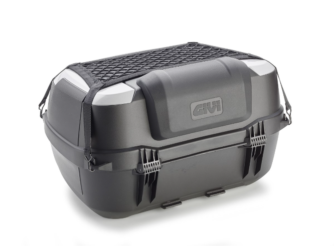 TOP CASE GIVI MONOLOCK 45LITRES AVEC PLATINE+DOSSERET+FILET+TAPIS INTERNE / RGB45+