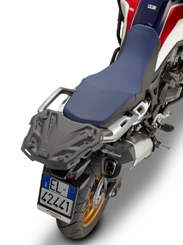 PLATINE MONOKEY EN ALUMINIUM 3MM ANODISÉ NOIR SATIN GIVI / RGM9B